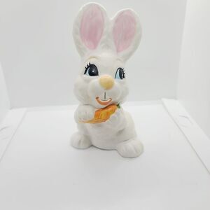Vintage Made in Korea Anthropomorphic White Bunny Rabbit Easter